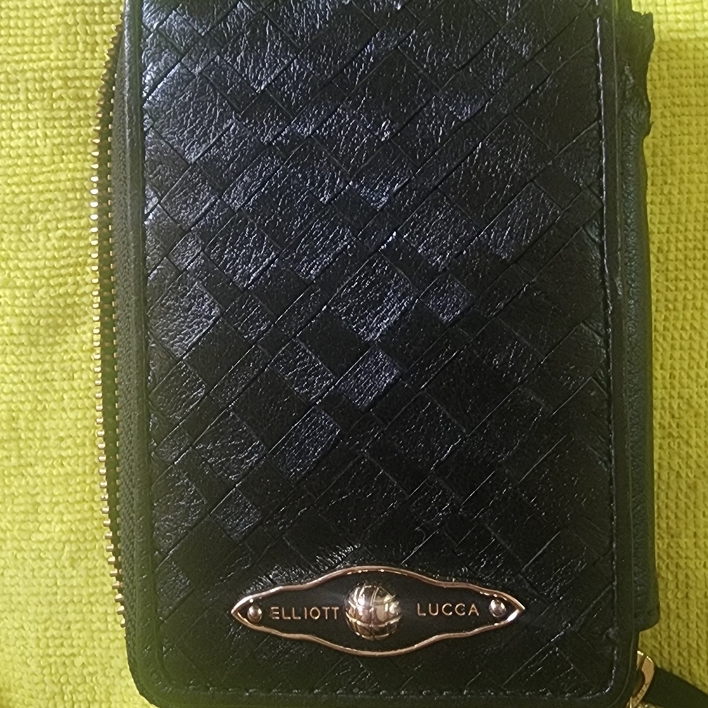 😎Elliott Lucca Black Cell Phone Wallet